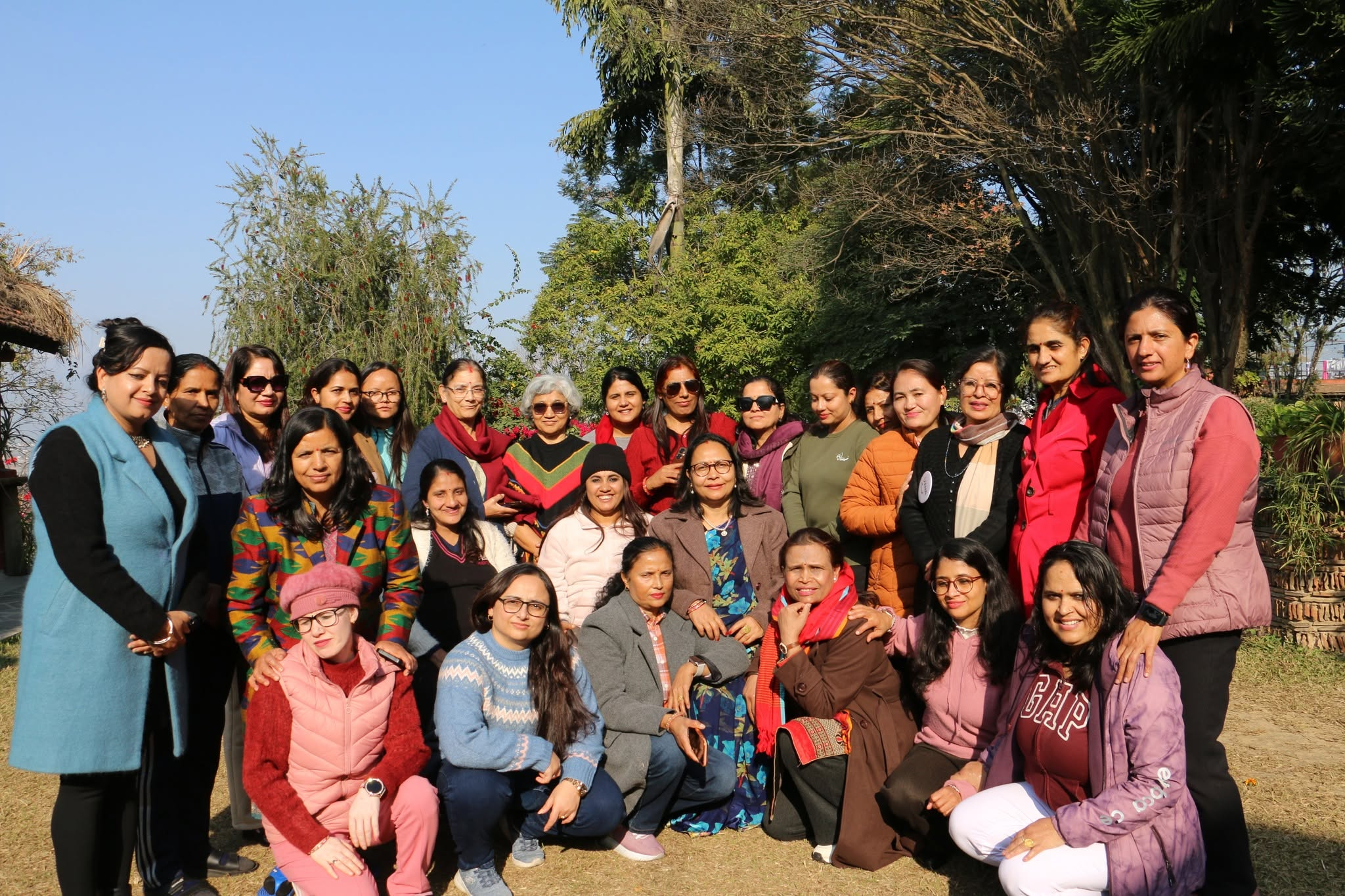 BBC Nepal women gathered at a community program